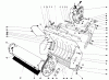 Toro 38210 (S-140) - S-140 Snowthrower, 1980 (0000001-0999999) Listas de piezas de repuesto y dibujos LOWER MAIN FRAME
