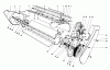 Toro 38232 (S-200) - S-200 Snowthrower, 1982 (2000001-2999999) Listas de piezas de repuesto y dibujos LOWER MAIN FRAME ASSEMBLY