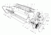 Toro 38232 (S-200) - S-200 Snowthrower, 1985 (5000001-5999999) Listas de piezas de repuesto y dibujos LOWER MAIN FRAME ASSEMBLY