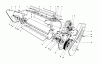Toro 38235 (S-200) - S-200 Snowthrower, 1982 (2000001-2999999) Listas de piezas de repuesto y dibujos LOWER MAIN FRAME ASSEMBLY