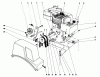 Toro 38240 (421) - 421 Snowthrower, 1979 (9000001-9999999) Listas de piezas de repuesto y dibujos ENGINE ASSEMBLY