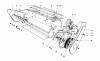 Toro 38252 (S-200) - S-200 Snowthrower, 1981 (1000001-1999999) Listas de piezas de repuesto y dibujos LOWER MAIN FRAME ASSEMBLY (MODEL 38242 & 38252)