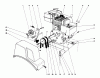 Toro 38250 (421) - 421 Snowthrower, 1981 (1000001-1999999) Listas de piezas de repuesto y dibujos ENGINE ASSEMBLY