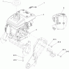 Toro 38272 (180) - Power Clear 180 Snowthrower, 2011 (311000001-311003000) Listas de piezas de repuesto y dibujos ENGINE AND MOUNTING ASSEMBLY