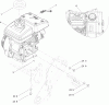Toro 38273 - Powerlite Snowthrower, 2011 (311000001-311003000) Listas de piezas de repuesto y dibujos ENGINE AND MOUNTING ASSEMBLY
