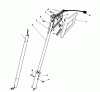 Toro 38305 - Power Shovel Snowthrower, 1984 (4000001-4999999) Listas de piezas de repuesto y dibujos HANDLE ASSEMBLY