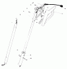 Toro 38305C - Power Shovel Snowthrower, 1989 (9000001-9999999) Listas de piezas de repuesto y dibujos HANDLE ASSEMBLY