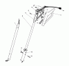 Toro 38310 - Power Shovel Snowthrower, 1985 (5000001-5999999) Listas de piezas de repuesto y dibujos HANDLE ASSEMBLY