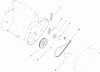 Toro 38361 - Power Shovel, 2013 (SN 313000001-313999999) Listas de piezas de repuesto y dibujos PULLEY AND DRIVE ASSEMBLY