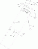 Toro 38381 (1800) - 1800 Power Curve Snowthrower, 2014 (SN 314000001-314999999) Listas de piezas de repuesto y dibujos HANDLE ASSEMBLY
