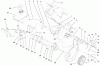 Toro 38405 (1000) - CCR 1000 Snowthrower, 1999 (99000001-99999999) Listas de piezas de repuesto y dibujos ENGINE & GAS TANK ASSEMBLY