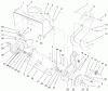 Toro 38405 (1000) - CCR 1000 Snowthrower, 1999 (99000001-99999999) Listas de piezas de repuesto y dibujos HOUSING & SIDE PLATE ASSEMBLY
