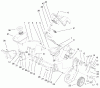 Toro 38400 (1000) - CCR 1000 Snowthrower, 2000 (200000001-200999999) Listas de piezas de repuesto y dibujos ENGINE & GAS TANK ASSEMBLY