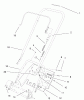 Toro 38405 (1000) - CCR 1000 Snowthrower, 2001 (210000001-210999999) Listas de piezas de repuesto y dibujos HANDLE ASSEMBLY