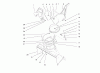 Toro 38409 (2400) - CCR 2400 Snowthrower, 1998 (8900001-8999999) Listas de piezas de repuesto y dibujos DISCHARGE CHUTE ASSEMBLY