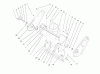 Toro 38412 (2400) - CCR 2400 Snowthrower, 1998 (8900001-8999999) Listas de piezas de repuesto y dibujos SIDE PLATE SCRAPER ASSEMBLY