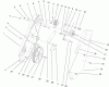 Toro 38419 (2450) - CCR 2450 Snowthrower, 2000 (200012437-200999999) Listas de piezas de repuesto y dibujos IMPELLER DRIVE ASSEMBLY