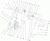 Toro 38429 (2450) - CCR 2450 Snowthrower, 2001 (210000001-210999999) Listas de piezas de repuesto y dibujos IMPELLER DRIVE ASSEMBLY