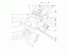 Toro 38417 (2400) - CCR 2400 Snowthrower, 1998 (8900001-8999999) Listas de piezas de repuesto y dibujos SHROUD ASSEMBLY
