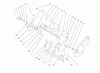 Toro 38414 (2400) - CCR 2400 Snowthrower, 1998 (8900001-8999999) Listas de piezas de repuesto y dibujos SIDE PLATE AND SCRAPER ASSEMBLY