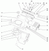 Toro 38415 (2400) - CCR 2400 Snowthrower, 1997 (7900001-7999999) Listas de piezas de repuesto y dibujos SHROUD ASSEMBLY