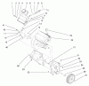 Toro 38420 (2500) - CCR 2500 Snowthrower, 1997 (7900001-7999999) Listas de piezas de repuesto y dibujos ENGINE & FUEL TANK ASSEMBLY