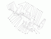 Toro 38422 (2500) - CCR 2500 Snowthrower, 1998 (8900001-8999999) Listas de piezas de repuesto y dibujos SIDE PLATE AND SCRAPER ASSEMBLY