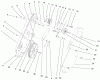 Toro 38422 (2500) - CCR 2500 Snowthrower, 1999 (9900001-9999999) Listas de piezas de repuesto y dibujos SIDE PLATE AND IDLER ASSEMBLY