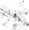 Toro 38425 (2500) - CCR 2500 Snowthrower, 1997 (7900001-7999999) Listas de piezas de repuesto y dibujos ENGINE TECUMSEH MODEL NO. HSK850 TYPE 8312B
