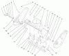 Toro 38429 (2450) - CCR 2450 Snowthrower, 2000 (200000001-200999999) Listas de piezas de repuesto y dibujos HOUSING AND SIDE PLATES ASSEMBLY