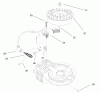 Toro 38431 (3000) - CCR 3000 Snowthrower, 1997 (7900001-7999999) Listas de piezas de repuesto y dibujos ENGINE ASSEMBLY MODEL NO. 47PT6-4 #2