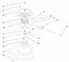 Toro 38431 (3000) - CCR 3000 Snowthrower, 1997 (7900001-7999999) Listas de piezas de repuesto y dibujos ENGINE ASSEMBLY MODEL NO. 47PT6-4 #3
