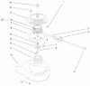 Toro 38435 (3000) - CCR 3000 Snowthrower, 1998 (8900001-8999999) Listas de piezas de repuesto y dibujos ENGINE ASSEBMLY (MODEL NO. 38430 & 38431) #1