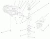 Toro 38436 (3000) - CCR 3000 Snowthrower, 1998 (8900001-8999999) Listas de piezas de repuesto y dibujos ENGINE ASSEMBLY (MODEL NO. 38430 & 38431) #1