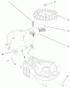 Toro 38436 (3000) - CCR 3000 Snowthrower, 1998 (8900001-8999999) Listas de piezas de repuesto y dibujos ENGINE ASSEMBLY (MODEL NO. 38430 & 38431) #2