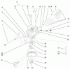 Toro 38435 (3000) - CCR 3000 Snowthrower, 1998 (8900001-8999999) Listas de piezas de repuesto y dibujos ENGINE ASSEMBLY (MODEL NO. 38430 & 38431) #3