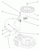 Toro 38431 (3000) - CCR 3000 Snowthrower, 1998 (8900001-8999999) Listas de piezas de repuesto y dibujos ENGINE ASSEMBLY (MODEL NO. 38435 & 38436) #2