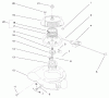 Toro 38435 (3000) - CCR 3000 Snowthrower, 1998 (8900001-8999999) Listas de piezas de repuesto y dibujos ENGINE ASSEMBLY (MODEL NO. 38435 & 38436) #3
