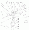 Toro 38435 (3000) - CCR 3000 Snowthrower, 1998 (8900001-8999999) Listas de piezas de repuesto y dibujos ENGINE ASSEMBLY (MODEL NO. 38435 & 38436) #5