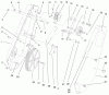 Toro 38431 (3000) - CCR 3000 Snowthrower, 1998 (8900001-8999999) Listas de piezas de repuesto y dibujos PULLEY & SIDE PLATE ASSEMBLY