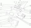 Toro 38436 (3000) - CCR 3000 Snowthrower, 1998 (8900001-8999999) Listas de piezas de repuesto y dibujos SHROUD ASSEMBLY