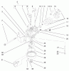 Toro 38435 (3000) - CCR 3000 Snowthrower, 1999 (9900001-9999999) Listas de piezas de repuesto y dibujos ENGINE ASSEMBLY (MODEL NO. 38435) #5