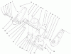 Toro 38433 (3000) - CCR 3000 Snowthrower, 1999 (9900001-9999999) Listas de piezas de repuesto y dibujos AUGER HOUSING ASSEMBLY