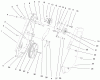 Toro 38433 (3000) - CCR 3000 Snowthrower, 1999 (9900001-9999999) Listas de piezas de repuesto y dibujos SIDE PLATE AND IDLER ASSEMBLY