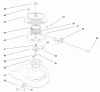 Toro 38436 (3000) - CCR 3000 Snowthrower, 1997 (7900001-7999999) Listas de piezas de repuesto y dibujos ENGINE ASSEMBLY MODEL NO. 47PT6-5 #3