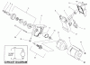 Toro 38436 (3000) - CCR 3000 Snowthrower, 1997 (7900001-7999999) Listas de piezas de repuesto y dibujos STARTER MOTOR & SWITCH HOUSING ASSEMBLY