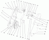 Toro 38440 (3650) - CCR 3650 Snowthrower, 2000 (200000001-200014063) Listas de piezas de repuesto y dibujos IMPELLER DRIVE ASSEMBLY