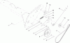 Toro 38453 - Power Clear Snowthrower, 2011 (311000001-311999999) Listas de piezas de repuesto y dibujos ROTOR DRIVE ASSEMBLY