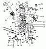 Toro 38505 (624) - 624 Power Shift Snowthrower, 1988 (8000001-8999999) Listas de piezas de repuesto y dibujos TRACTION LINKAGE ASSEMBLY