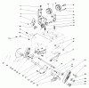Toro 38505 (624) - 624 Power Shift Snowthrower, 1990 (0000001-0999999) Listas de piezas de repuesto y dibujos TRACTION DRIVE ASSEMBLY